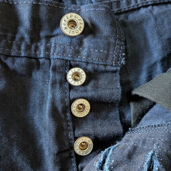 Naked & Famous Denim Weird Guy Jeans Lightweight Indigo 30 x 30 #160 - Picture 4 of 6